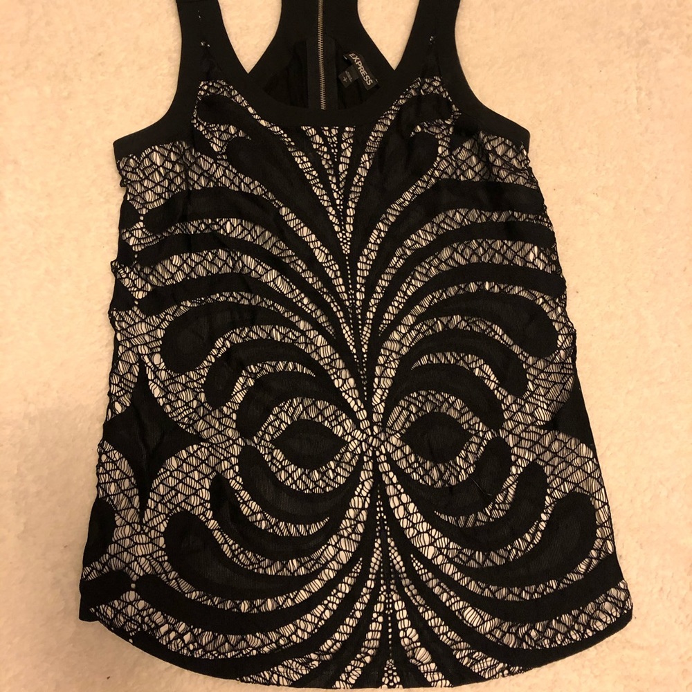 Black and Tan tank top